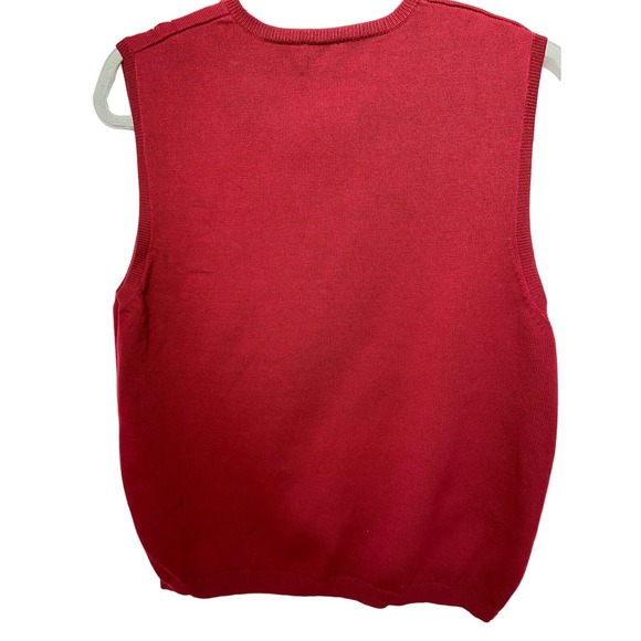 PENDLETON Men's Red Sweater Vest SZ L Mens125 * Pre Owned - Picture 5 of 8